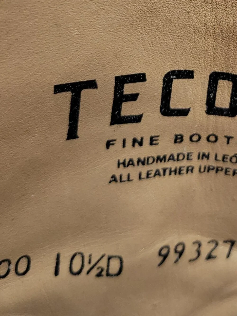 Tecovas The Cartwright Men's Size US 10.5D Scotch Goat Pull-On Western Boots.